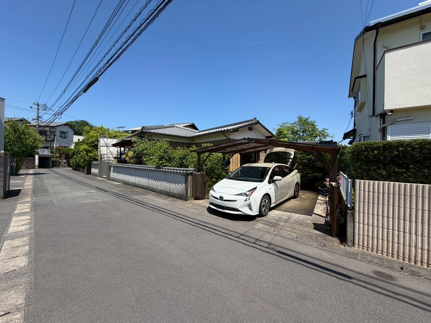 春日市ちくし台 現場と周辺路地