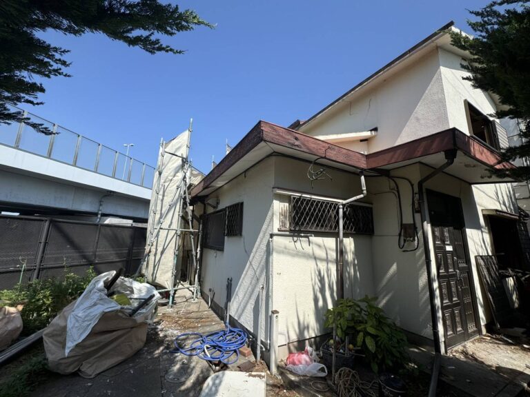 【福岡市城南区梅林】解体工事中レポート｜足場・養生・内部解体の手仕事を一気にお見せします🏠🔨