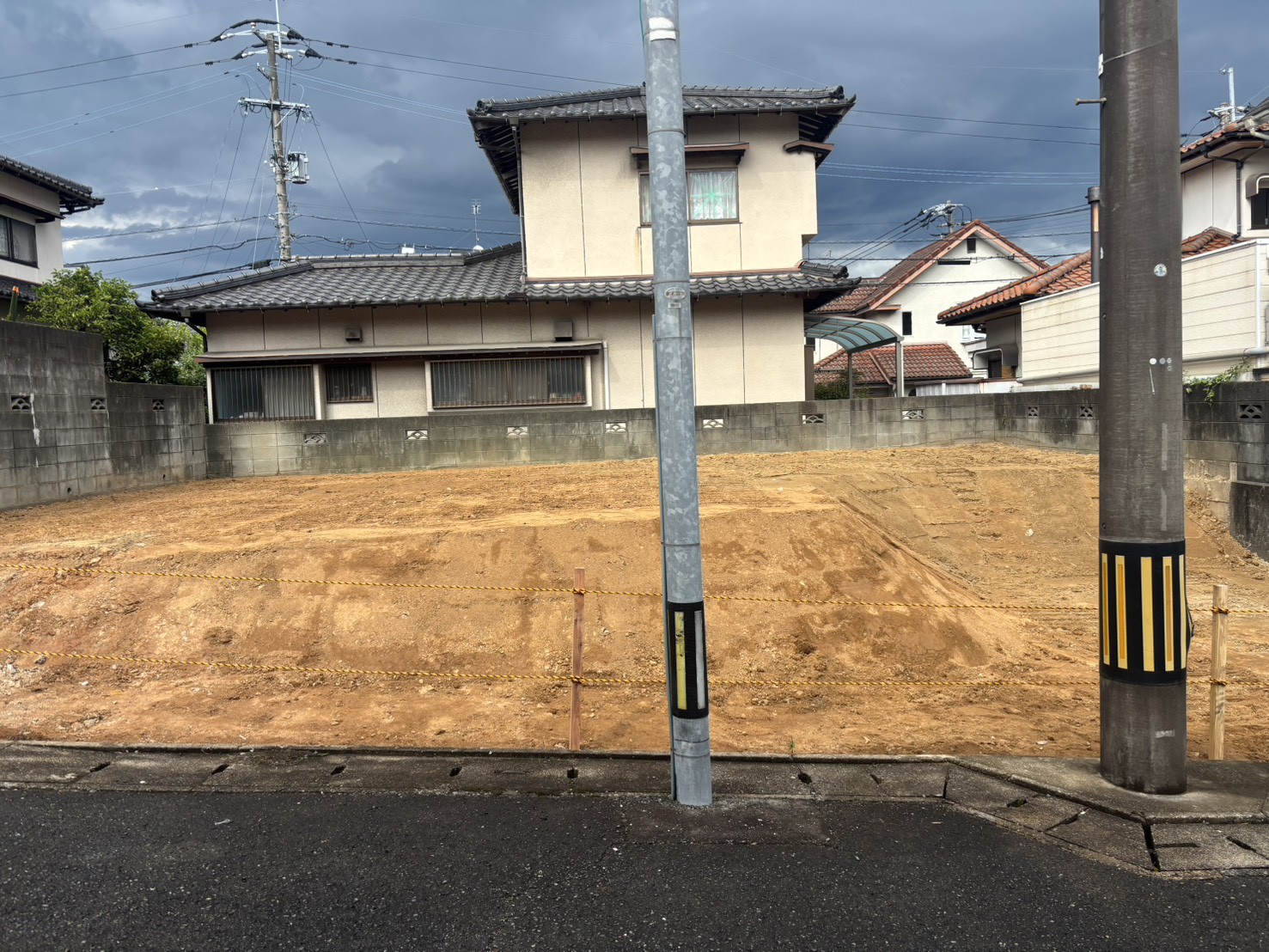 解体工事が完了し、きれいな更地になった様子(福岡市博多区浦田)